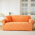 Stretch Slipcover Sectional Sofa Cover Solid Color Washable Furniture Protector for Kids, Pets Fit for Armchair/Loveseat/3 Seater/4 Seater/L Shape Sofa