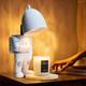 Candle Warmer Aromatherapy Melted Wax Lamp Robot Lamp Beverage Shop Cafe Decorative Atmosphere Light Home Bedroom LED Night Light