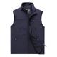 Men's Vest Gilet Fishing Vest Hiking Vest Sleeveless Vest Gilet Jacket Outdoor Street Daily Going out Streetwear Sporty Fall Winter Pocket Full Zip Polyester Windproof Warm Breathable Solid Color