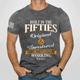 Birthday Timeless Classic Mens Graphic Shirt Unisex Tee Letter Prints Crew Neck Army Green Dark Gray Navy Blue Black 3D Outdoor Street Short Sleeve Clothing Built The Fifties Original Unrestored Som