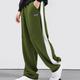 Men's Sweatpants Joggers Trousers Patchwork Drawstring Elastic Waist Color Block National Flag Comfort Breathable Casual Daily Holiday Sports Fashion Black Blue
