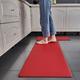 Kitchen Rugs and Mats Standing Rug Cushioned Anti-Fatigue Floor Carpet, Pu Leather Comfort Standing Foam Mat Home, Office, Sink, Laundry,Stand-up Desks