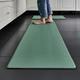 Kitchen Rugs and Mats Standing Rug Cushioned Anti-Fatigue Floor Carpet, Pu Leather Comfort Standing Foam Mat Home, Office, Sink, Laundry,Stand-up Desks