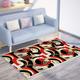 Red Black Abstract Area Rug Kitchen Mat Non-Slip Oil Proof Floor Mat Livingroom Rug Indoor Outdoor Mat Bedroom Decor Bathroom Mat Entrance Rug Door Mat