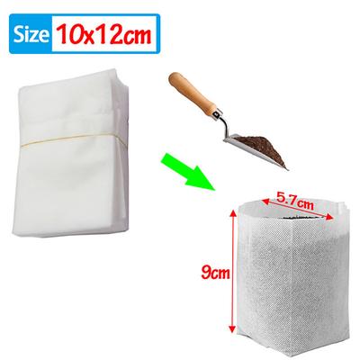 Biodegradable Nonwoven Fabric Nursery Plant Grow Bags Seedling Growing Planter Planting Pots Garden Eco-Friendly Ventilate Bag