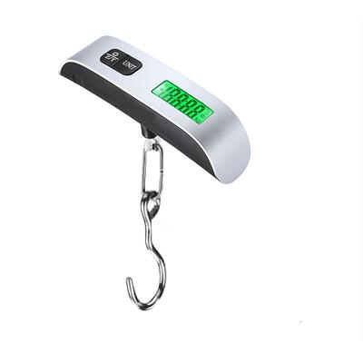 110lb/50kg Digital Handheld Luggage Hanging Baggage Scale With Backlight LCD Display