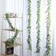 1PC artificial green plant artificial eucalyptus wreath vine 1.8m ins eucalyptus wall hanging simulation plant vine Wedding Decoration