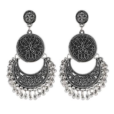 1 Pair Alloy Bohemian SunMoon Earrings For Women's Daily Festival Prom Date Beach