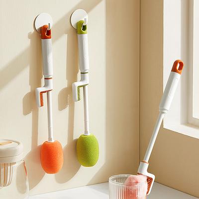 Milk Bottle Cup Cleaning Brush 3 In 1 Bottle Gap Cleaner Brush Multi-function Bottle Cleaning Brush Rinser Kitchen Cleaning Tool