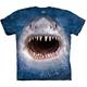 Shark Mens 3D Shirt For Beach Blue Summer Cotton Men'S Tee Funny Shirts Graphic Animal Crew Neck 3D Print Plus Size Casual Daily Short Sleeve Clothing Apparel