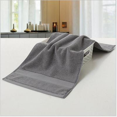 100% Cotton Soft And Absorbent Solid Color Hand Towel Or Face Towel For Home Bathroom