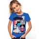 Fashion Animal Cute Printed Short Sleeve T-Shirt Fashion 3D Printed Colorful Shirts For Boys And Girls