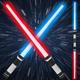 Lightsaber Kids - LED Light Up Saber with Sound Retractable 7 Colors Light Saber Sword Graduation Gift for Boys Kids Party Favors - 2 Packfor Gift for BoyGirls