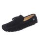 Men's Loafers Slip-Ons Boat Shoes Suede Shoes Moccasin Drive Shoes Penny Loafers Casual British Daily Office Career St. Patrick's Day Suede Loafer Black Red Blue Spring Fall