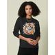 100% Cotton Cat Print T shirt Casual Daily Long Sleeve Crew Neck Women's Clothing