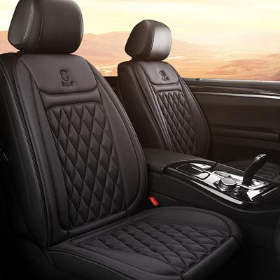 12-24v Heated Car Seat Cover 30s Fast Car Seat Heater Flannel Heated Car Seat Protector 25W Seat Heating Cover Car Seat
