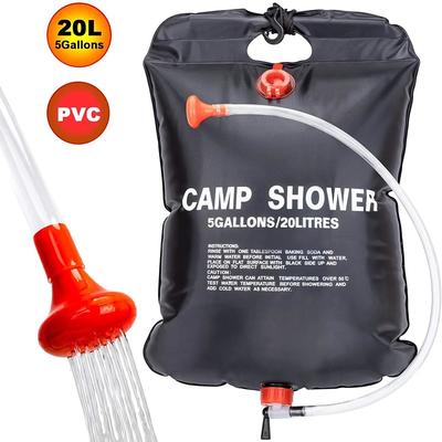 Portable Camping Shower Bag For Camp Shower, 20L Solar Shower Shower Bag For Outdoor Camping Traveling