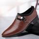 2022 New Leather Shoes Men's Business Formal Shoes Men's Shoes Large Size Pointed Toe Casual Shoes
