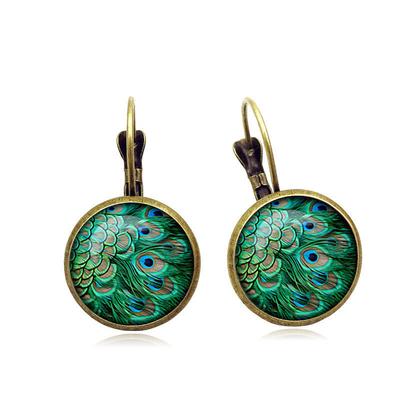 Women's Earrings Chic Modern Street Peacock Earring