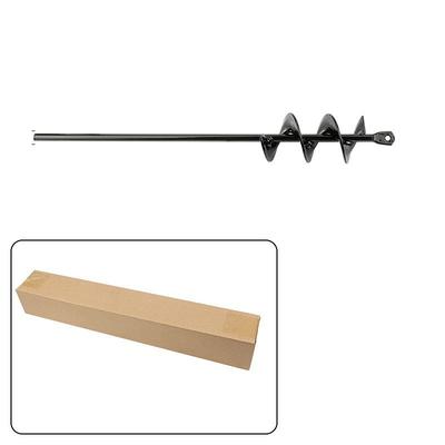 6 Sizes Garden Auger Drill Bit Tool Spiral Hole Digger Ground Drill Earth Drill For Seed Planting Gardening Fence Flower Planter