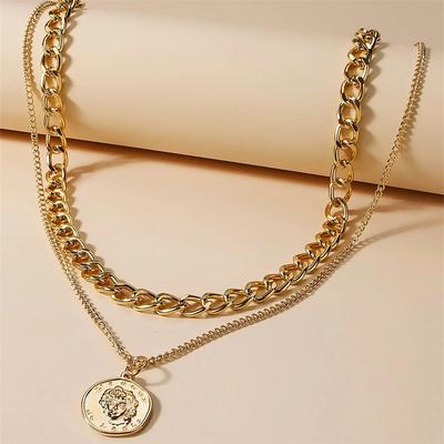 1PC Pendant Necklace Layered Necklace For Women's Alloy Classic Precious