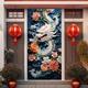 Chinese New Year Dragon Door Covers Door Tapestry Door Curtain Decoration Backdrop Door Banner for Front Door Farmhouse Holiday Party Decor Supplies