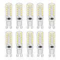 G9 LED Bi-pin Lights 6W 450-550lm 22 LED Beads SMD 2835 T Bulb Shape Dimmable Warm White Cold White 220-240V 110-130V RoHS for Chandeliers Accent Lights Under Cabinet Puck Light