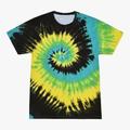 Unisex Retro Tie Dye Shirt for Men Women 1970S 1980S Hippies Retro Vintage Senior Tie-Dye Tee T-shirt Disco Casual Daily Halloween Carnival