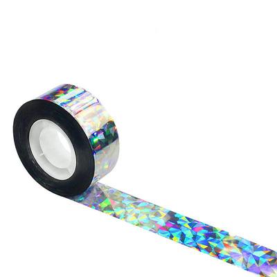Bird Scare Tape Ribbon, Reflective Tape Ribbon for Birds Woodpecker Scare Reflective Flash Tape Scare Birds Away for Outdoor, House, Garden, Patio, Orchard