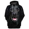 Men's Hoodie Pullover Hoodie Sweatshirt 1 2 3 4 5 Hooded Dog Graphic Prints Print Front Pocket Casual Daily Sports 3D Print Sportswear Casual Big and Tall Spring Fall Clothing Apparel Hoodies