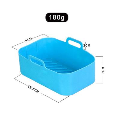 1pc Air Fryer Basket, Air Fryer Silicone Pot, Air Fryer, Oven Liner with Handles, Fryer, Ovens, Microwaves, Dishwasher Safe