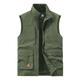 Men's Vest Gilet Fishing Vest Hiking Vest Sleeveless Vest Gilet Jacket Outdoor Street Daily Going out Streetwear Casual Spring Fall Pocket Polyester Nylon Breathable Plain Zipper Stand Collar Loose