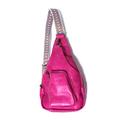 Stylish Geometric Strap Sling Bag Chest Bag Women's PU Leather Crossbody Chest Purse Daily Holiday Zipper Adjustable Large Capacity