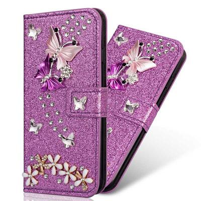 Case For Huawei Y6p Y5p Y7p Wallet Card Holder with Stand Butterfly PU Leather Case For Huawei P smart 2020 P40 lite Honor 9S Nova 6 SE Nova 7i P40 Pro Y7 Prime (2019) Honor 20 lite Mate 20