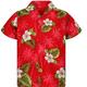 Men's Shirt Summer Hawaiian Shirt Button Up Shirt Summer Shirt Casual Shirt Pink Red Blue Purple Orange Short Sleeve Graphic Floral Turndown Casual Daily Button-Down Clothing Apparel Cotton Basic