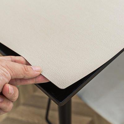 Farmhouse Table Mat Cover 100% Waterproof Oil-Proof Vinyl PVC Table Cloth, Rectangle Tablecloth Protector for Dining Table, Outdoor and Indoor