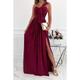 Women's Formal Party Dress Wedding Guest Dress Long Dress Maxi Dress Light Pink Black Red Sleeveless Pure Color Ruched Spring Summer Halter 2023 S M L XL XXL