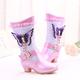 Girls' Mid-Calf Boots Christmas Shoes Snow Boots Princess Shoes Leather PU Portable High Elasticity Cartoon Design Fashion Boots Little Kids(4-7ys) Big Kids(7years ) Daily Party Evening Walking