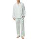 Men's Loungewear Sleepwear Pajama Set Pajama Top and Pant 2 Pieces Stripe Stylish Casual Comfort Home Daily Cotton Blend Comfort Lapel Long Sleeve Shirt Pant Drawstring Elastic Waist Summer Spring