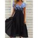 Women's Casual Dress Lace Dress Sheath Dress Midi Dress Black Blue Purple Short Sleeve Floral Ruched Fall Spring Summer V Neck Stylish Vacation Weekend 2023 S M L XL XXL 3XL 4XL 5XL