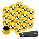 20Pcs/Set Wheel Nut Rim Cover 17/19/21mm Nut Car Wheel Auto Hub Screw Protection Anti-Theft Cover Cap for Car