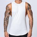 Men's Tank Top Vest Top Undershirt Plain Crew Neck Sport Daily Sleeveless Clothing Apparel Stylish Classic Muscle Workout