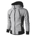 Men's Winter Jacket Winter Coat Outdoor Jacket Sports Outdoor Daily Wear Fall Winter Solid Color Regular off white Dark Gray Grey Jacket