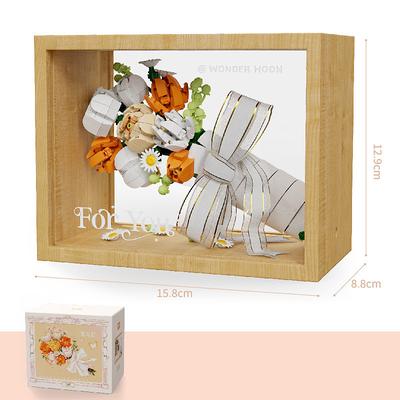 Women's Day Gifts Moonlight Society Mini Particle Creative DIY Toys Eternal Flower Building Blocks Flower Bundle Series Women's Day Mother's Day Gifts for Girls Mother's Day Gifts for MoM