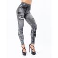 Women's Slim Normal 95% Polyester 5% Spandex Gradient Wine Grey Trousers Natural Ankle-Length Daily Wear Vacation Autumn / Fall Spring Summer