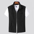 Men's Vest Gilet Fishing Vest Hiking Vest Sleeveless Vest Gilet Jacket Outdoor Street Daily Going out Streetwear Casual Spring Fall Pocket Polyester Nylon Breathable Plain Zipper Stand Collar Regular