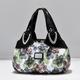 Women's Handbag Top Handle Bag PU Leather Office Daily Date Print Large Capacity Floral Print zebra Leopard White Rose