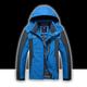 Men's Waterproof Hiking Jacket Hiking Windbreaker Summer Outdoor Solid Color Thermal Warm Windproof Lightweight Breathable Jacket Hoodie Top Camping / Hiking Hunting Ski / Snowboard Black / Red Bule