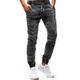 Men's Jeans Joggers Trousers Denim Pants Pocket Drawstring Elastic Waist Plain Comfort Breathable Outdoor Daily Going out Cotton Blend Fashion Casual Gray