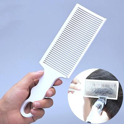 Barber Fade Combs Hair Cutting Tool For Gradient Hairstyle Comb Flat Top Hair Cutting Comb For Men Heat Resistant Fade Brush